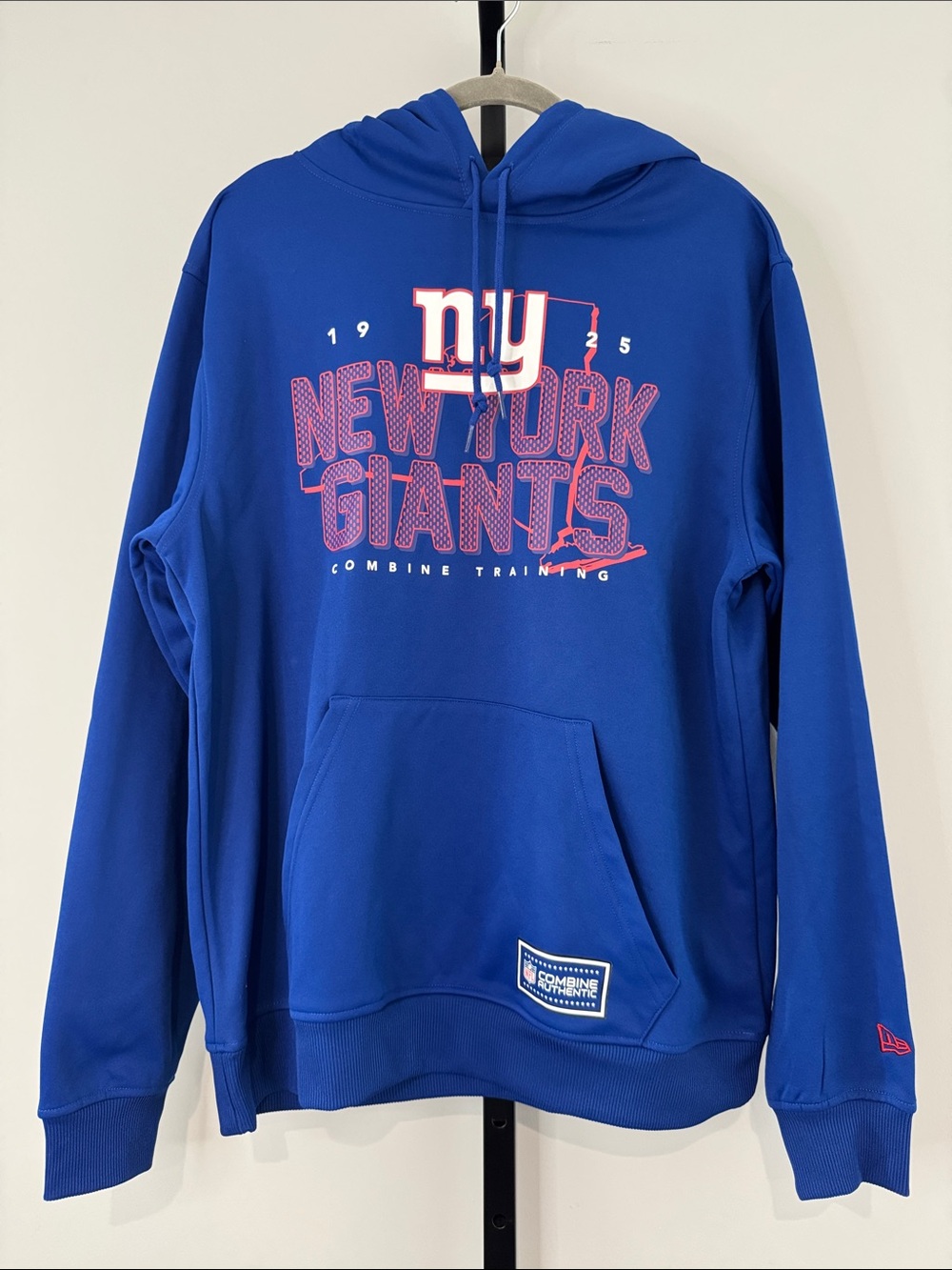 New Era Blue New York Giants Combine Training Hoodie Men’s Size Large New NWT